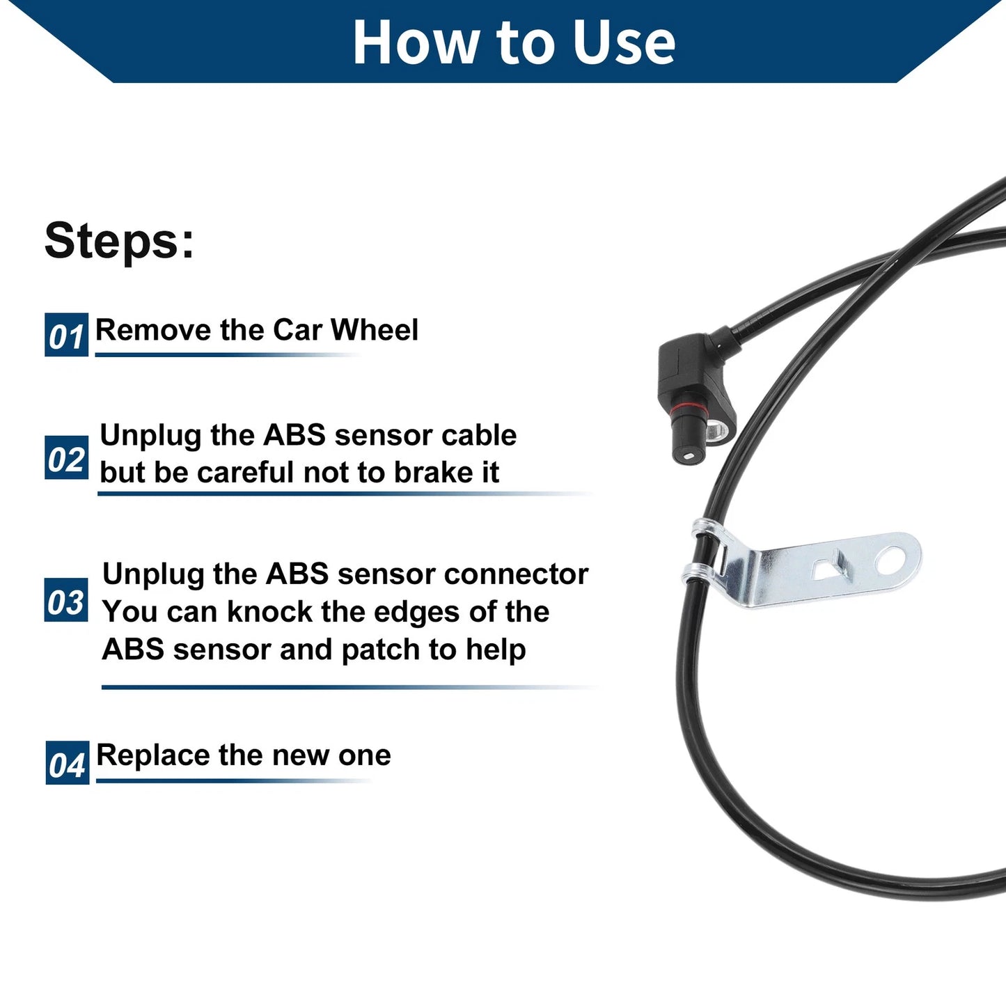 ABS Wheel Speed Sensor for Chevrolet Suburban Right