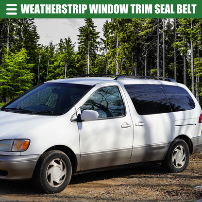 Front Left Right Door Window Belt Weatherstrip for Toyota Sienna (2004-2010)