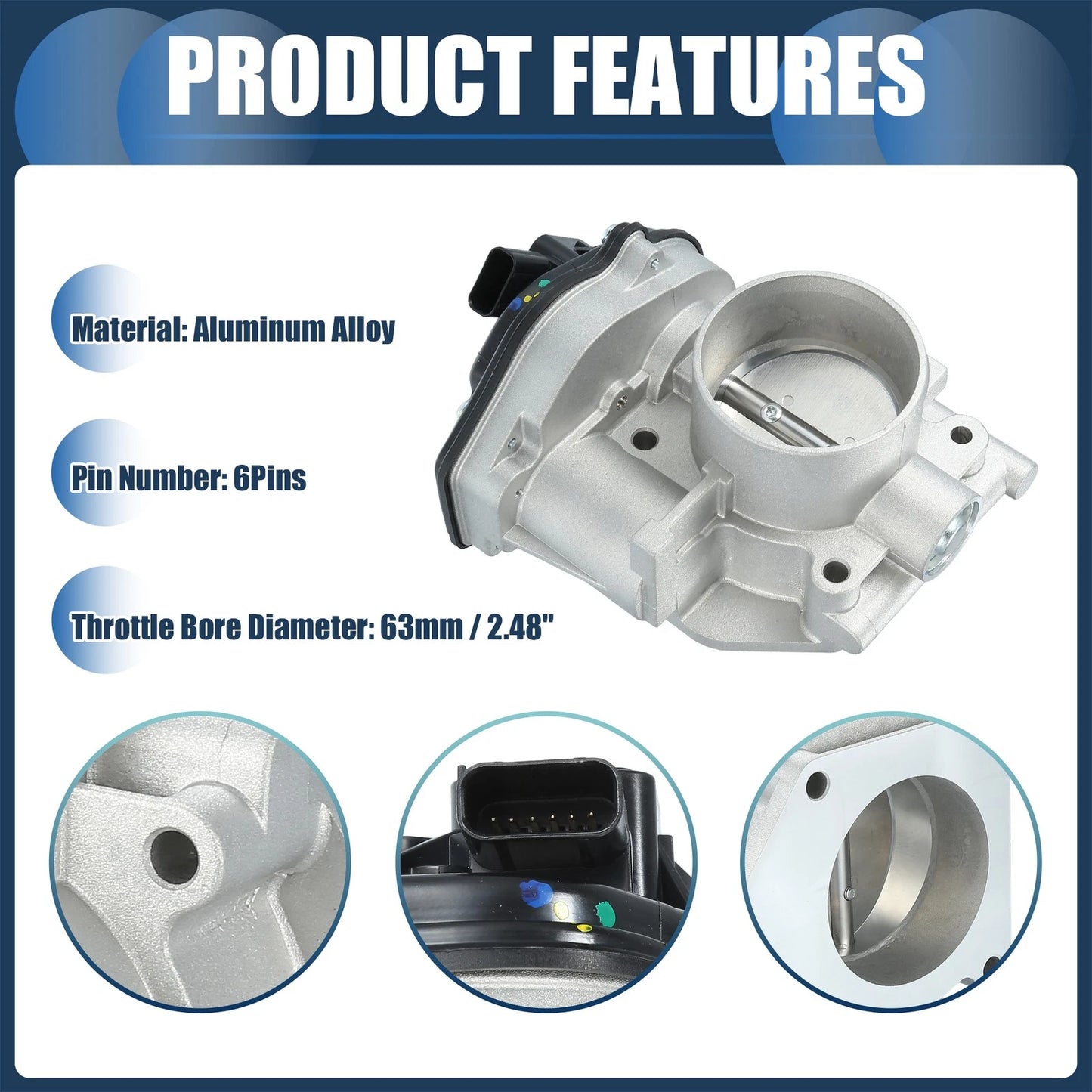 Throttle Body Actuator for Ford F-150 4.2L V6 Gas (2005-2008)