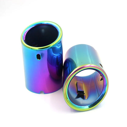 Pair Rear Stainless Steel Exhaust Muffler End Tip Fit for Toyota Camry 2018 2019
