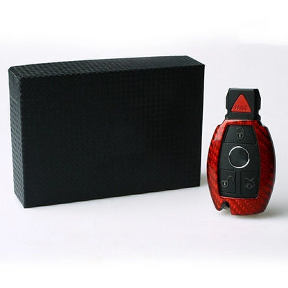 Key Case Cover for Benz C Class (2015-2021) - Carbon Fiber Smart Remote