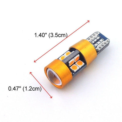 Pair Amber Car Position Parking City Lights 19SMD LED Bulbs