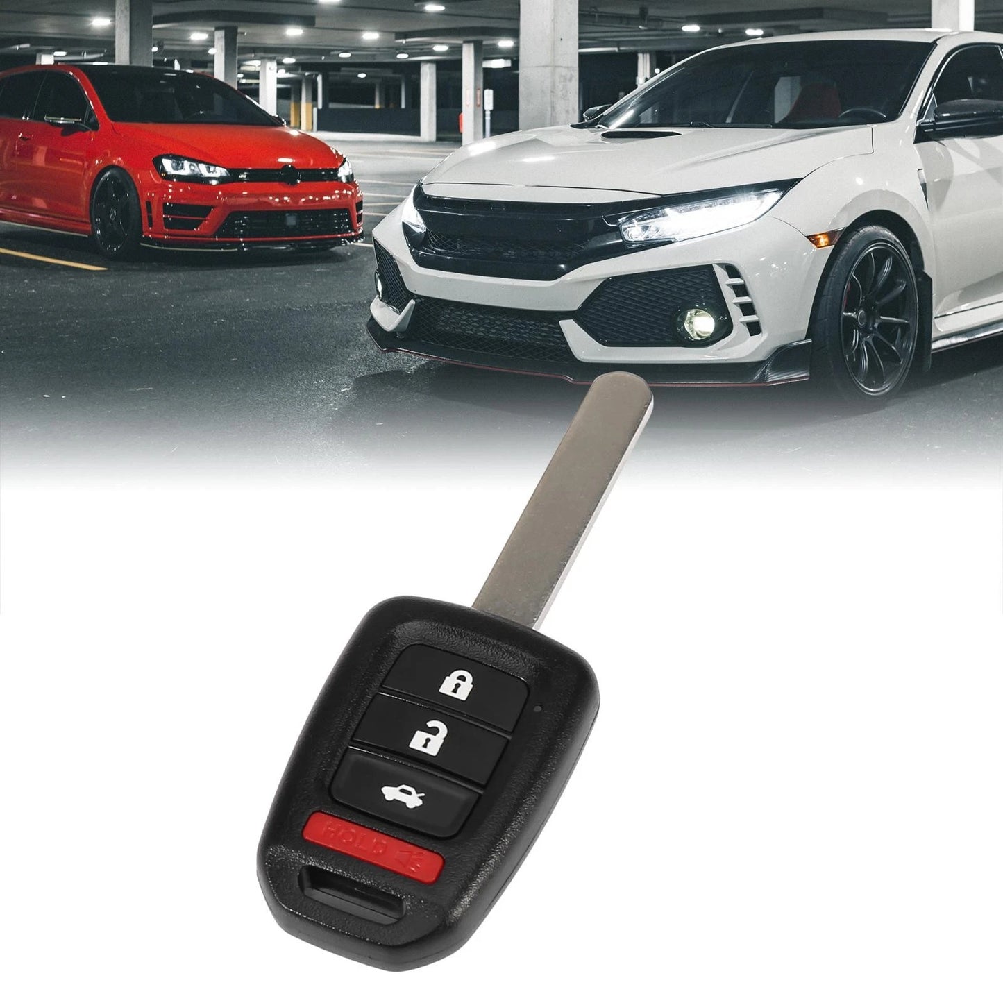 Keyless Entry Remote Car Key Fob 433MHz for Honda Accord Civic (2016-2017)