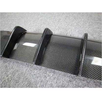 Real Carbon Fiber Rear Diffuser Bumper Lip for Lexus IS300 IS350 2017-2018