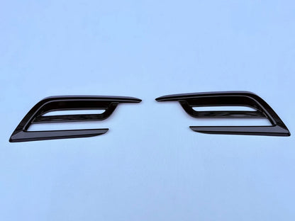 Rear Bumper Fog Light Cover Trim Black for Toyota Grand Highlander (2024-2025)