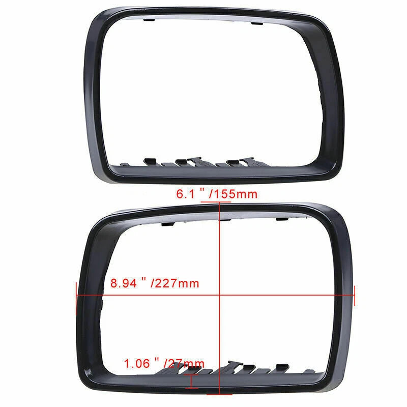 Driver Side Mirror Cover for BMW X5 E53 (1999-2006) - Weatherproof Trim Ring