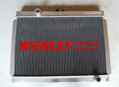 3-Row Aluminum Radiator for 1975-78 Nissan Datsun 280Z 2.8L I6 (1975-1978)