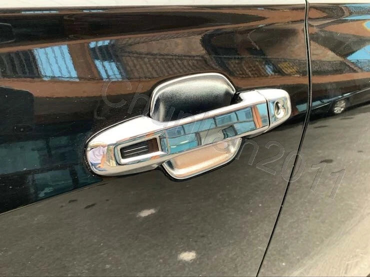 Door Handle Bowl Cover Trim for Subaru Forester 2019-2023 Chrome 4 x Handles