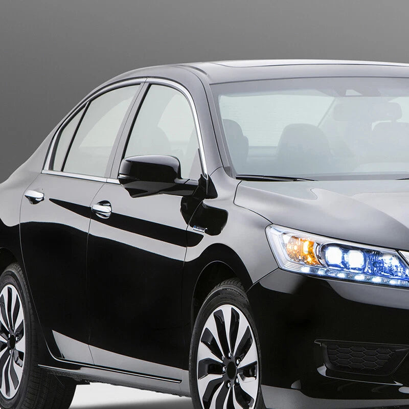 6 x Black Window Pillar Post Molding Trim for Honda Accord (2013-2017)