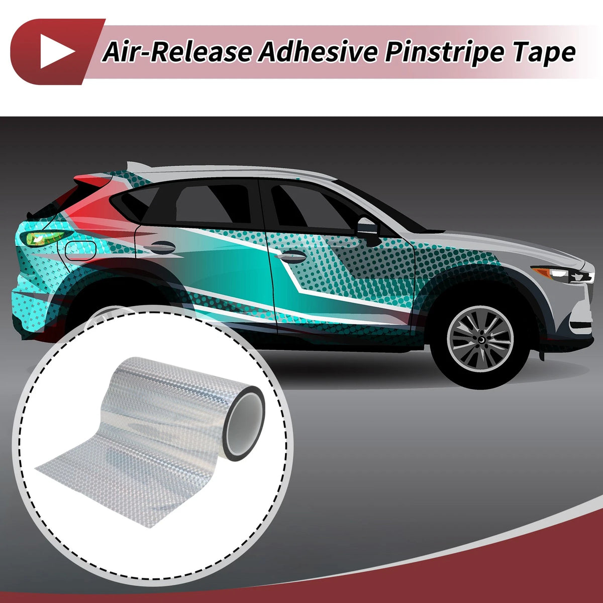 Pinstripe Tape 200mmx50m for Car Motorcycle and Boat