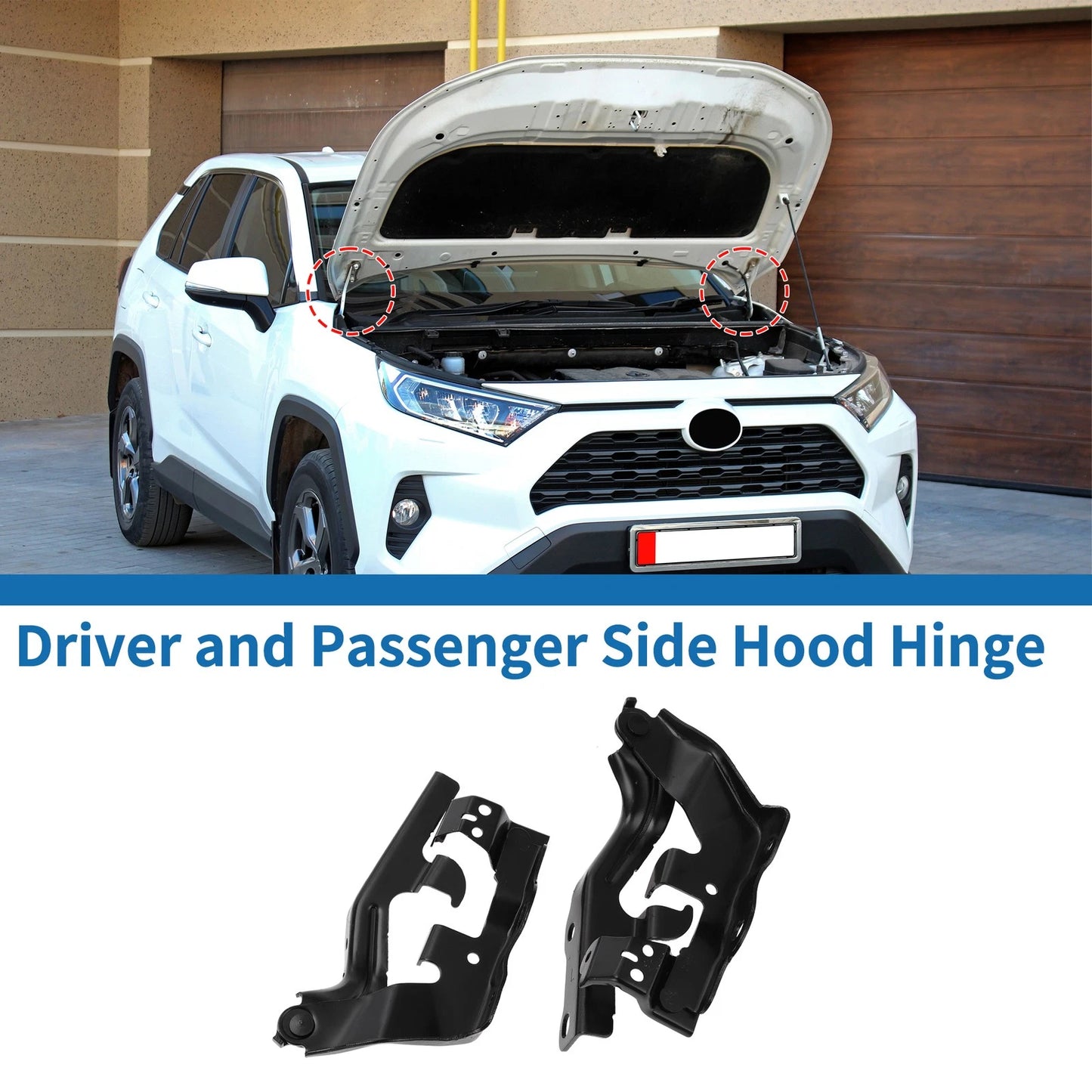 Hood Hinges 1 Pair for Toyota Camry (2012–2014)