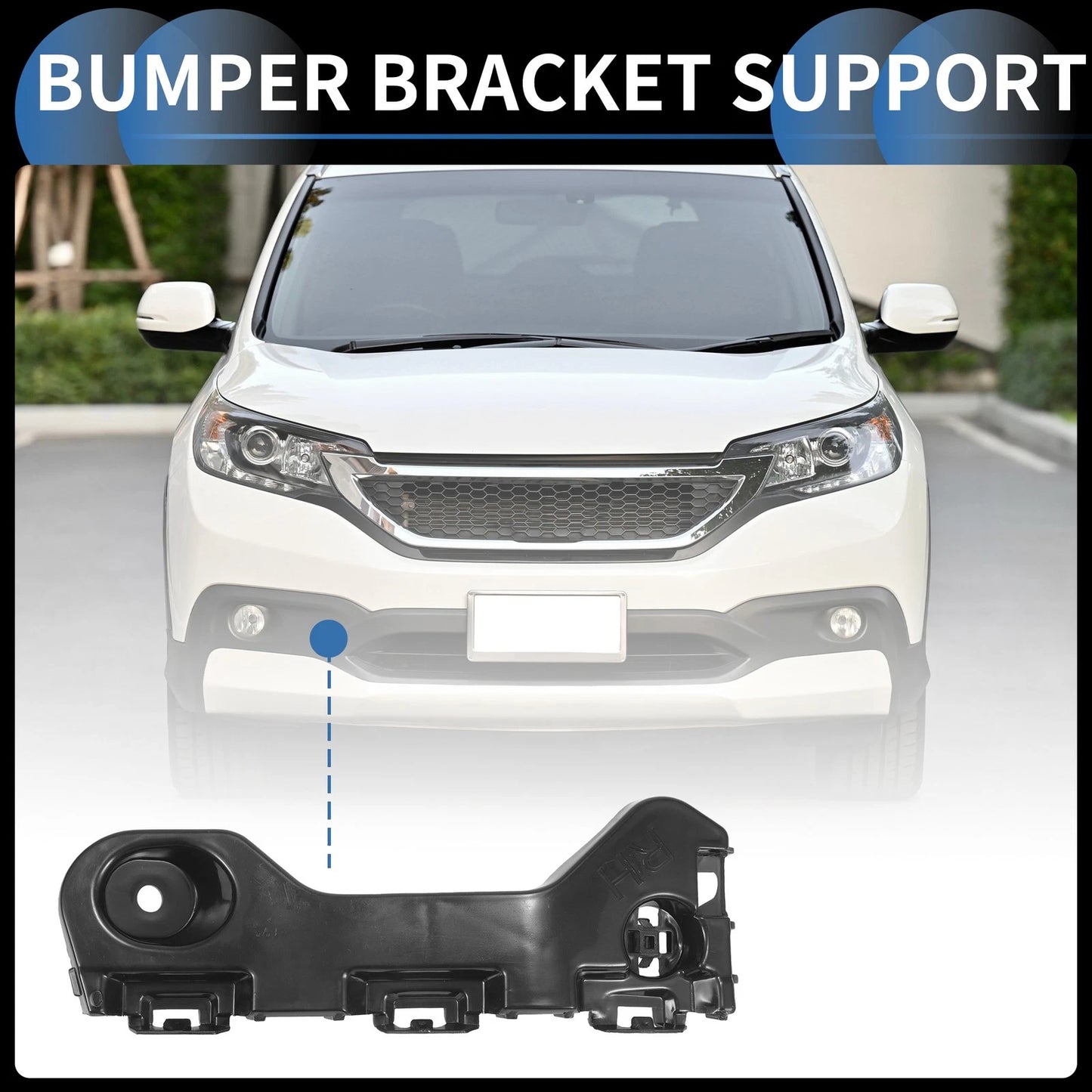 Right Front Bumper Retainer Bracket for Ford Edge (2011-2014)