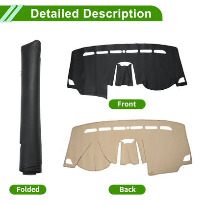 Dashboard Cover Mat for Ford Edge 2015-2021 - Black Carpet