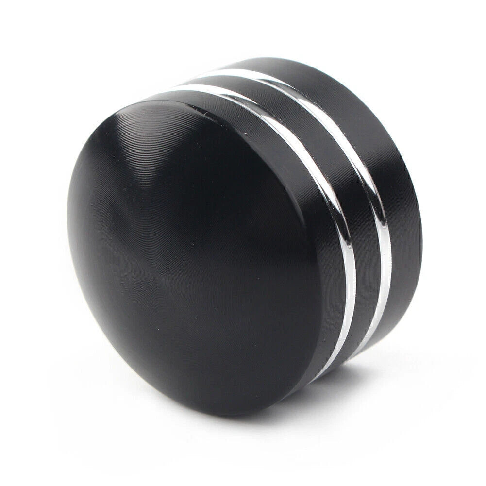 10 x Black CNC 9mm Motor Bolt Topper Caps for Harley