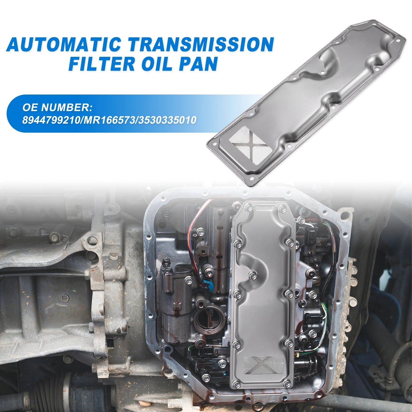 A340F Transmission Fluid Filter Oil Pan for Mitsubishi Montero (1992-2000)