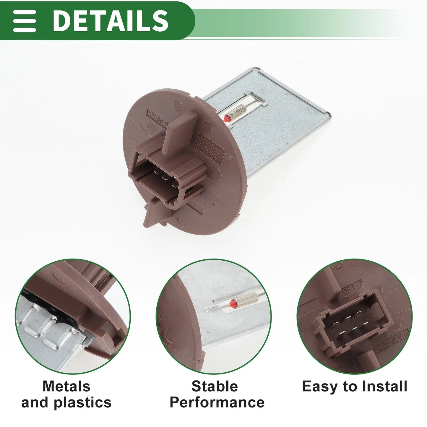 Blower Motor Resistor for Peugeot