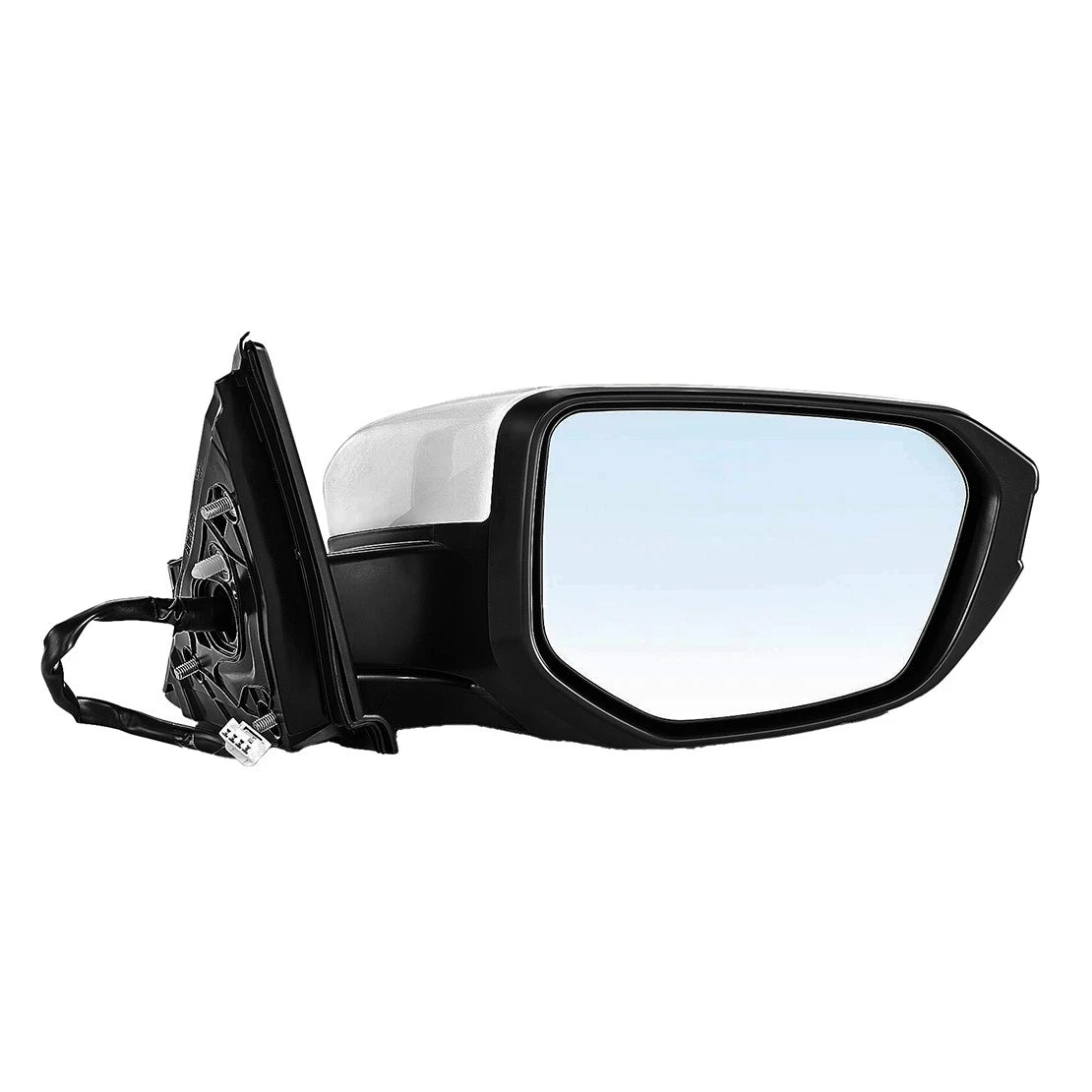 Right Side White Power Heated Mirror for Honda Civic Sedan (2016-2020)