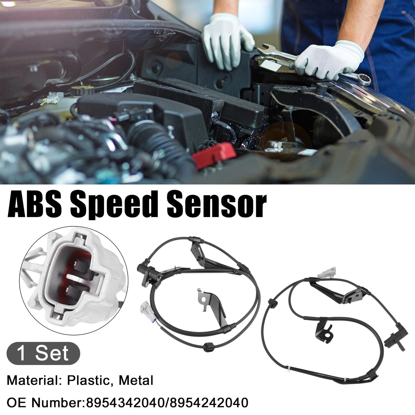 Set Front Left Right Car ABS Wheel Speed Sensor for Toyota RAV4 (2001–2005)
