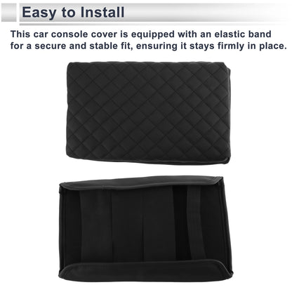 Center Console Cover for Tesla Model Y/Model 3 (2021-2025) Black 1 Pc