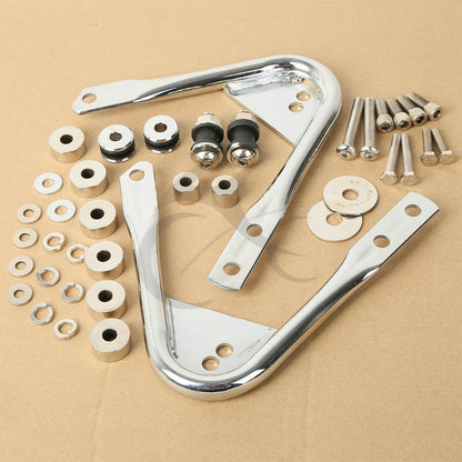 Detachable Sissy Bar Mount Rack for Harley Touring (1997-2008)