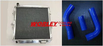 Aluminum Radiator & Silicone Hose for Toyota Surf Hilux 1988-1997