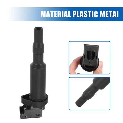 Ignition Coil for BMW (Plastic, Metal, Rubber, Black) (2000-2006)