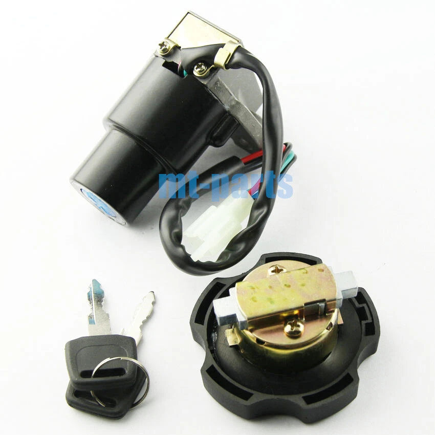 Yamaha XT600 XT225 Ignition Key Switch Fuel Tank Cap Lock Set (1990-1995)