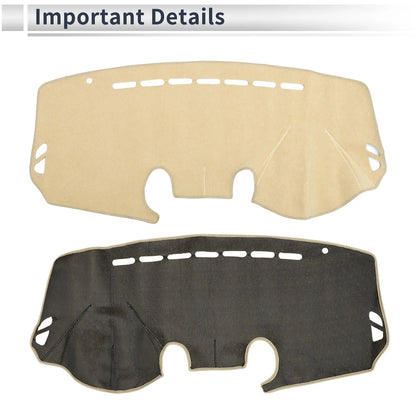 Dashboard Cover Mat for Mazda 2 Demio (2007-2014) Sun Protector Beige