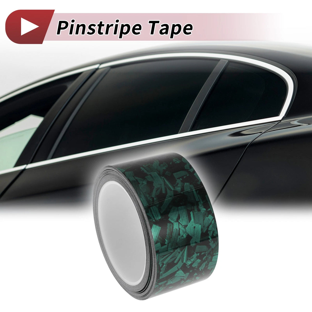 Pinstripe Tape 30mmx8.5m for Car, Motorcycle & Boat Green
