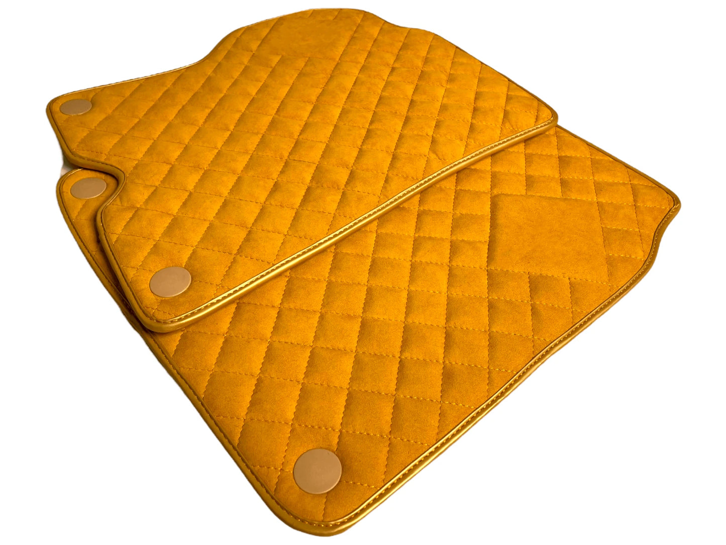 Tan Alcantara Leather Floor Mats for Ferrari California (2008-2014)