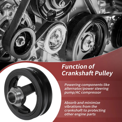 Harmonic Balancer Crankshaft Pulley for Chevy Buick Hummer