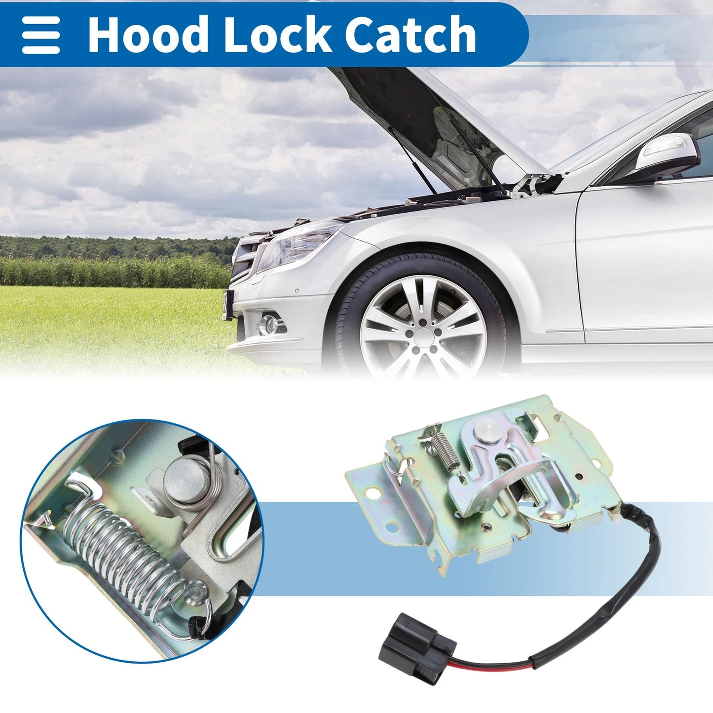 Hood Latch Assembly for Mitsubishi Outlander (2007-2012) 1 Pcs