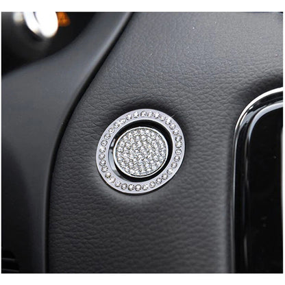 Crystal Engine Start Sticker Buttons Cover Trim fit For Range Rover Sport Evoque