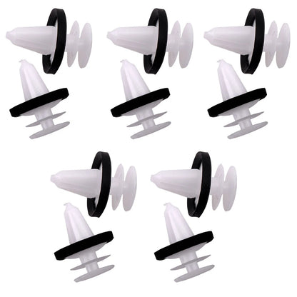 10 x Door Panel Clips for Ford - Nylon Door Trim Clips (Fits Various Models)