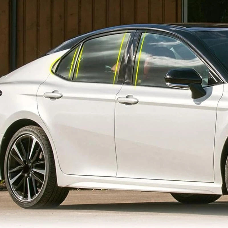 8X Decorative Car Pillar Post Trim Covers for Toyota Camry (2018-2021)