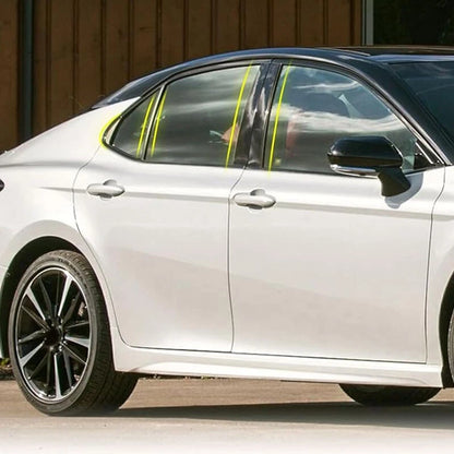 8X Decorative Car Pillar Post Trim Covers for Toyota Camry (2018-2021)