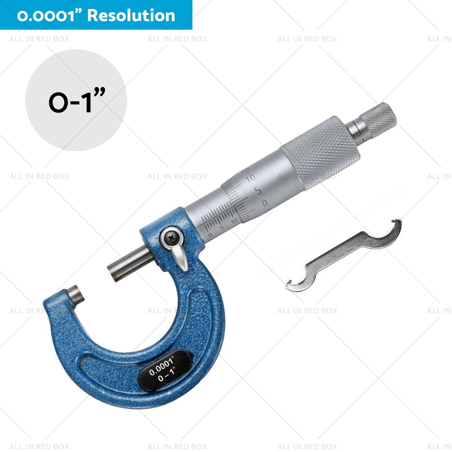 0-4in Outside Micrometer Set with Calibration Standards Tool