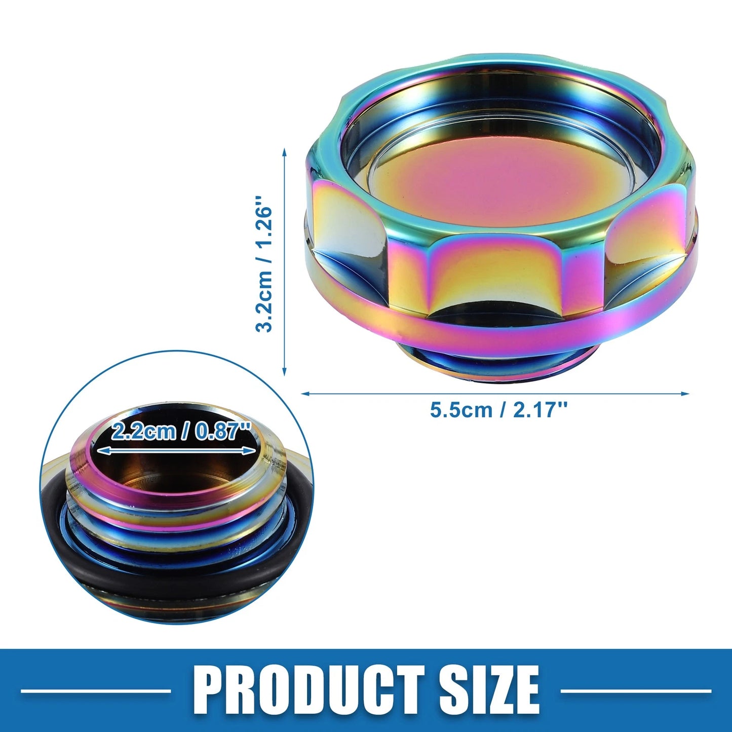 Oil Filler Cap Tank Cover for Honda Engine Multicolour