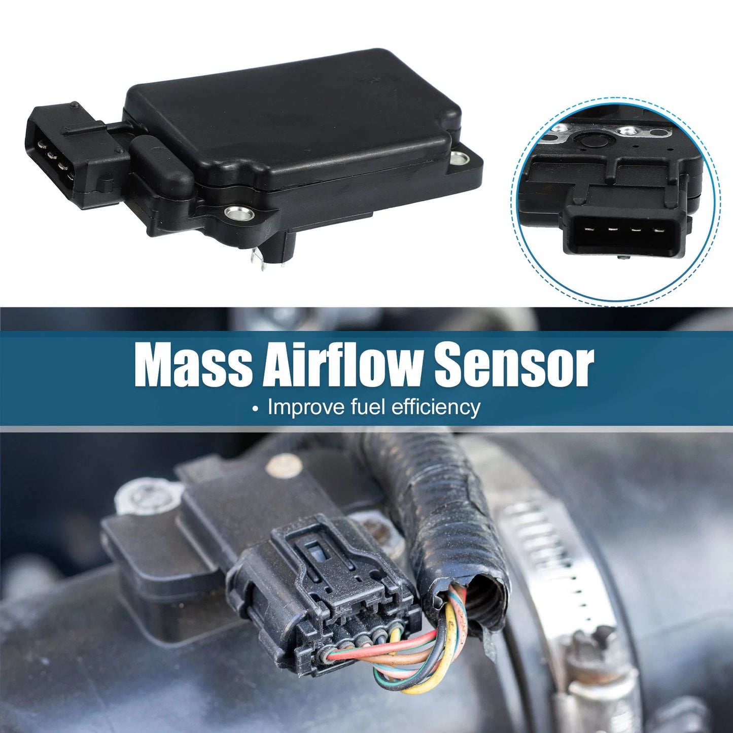 Mass Air Flow Sensor for Nissan D21 (1986)