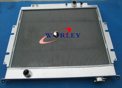 3 Core Aluminum Radiator for Ford F250 F350 V8 Diesel 1983-1994