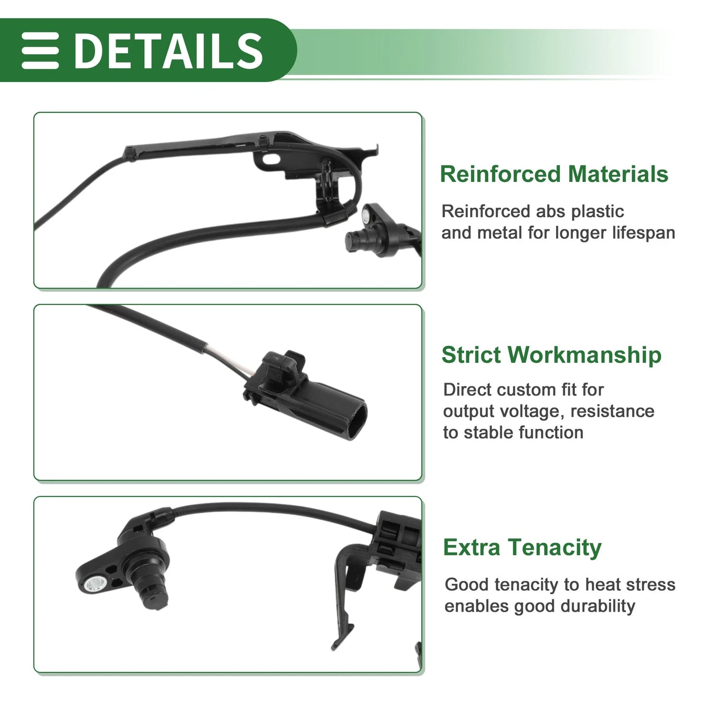 ABS Wheel Speed Sensor for Toyota Highlander (2011-2015) - 1 Pcs