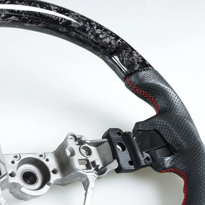Forged Carbon Fiber Flat Bottom Steering Wheel for Subaru WRX STI (2015-2021)