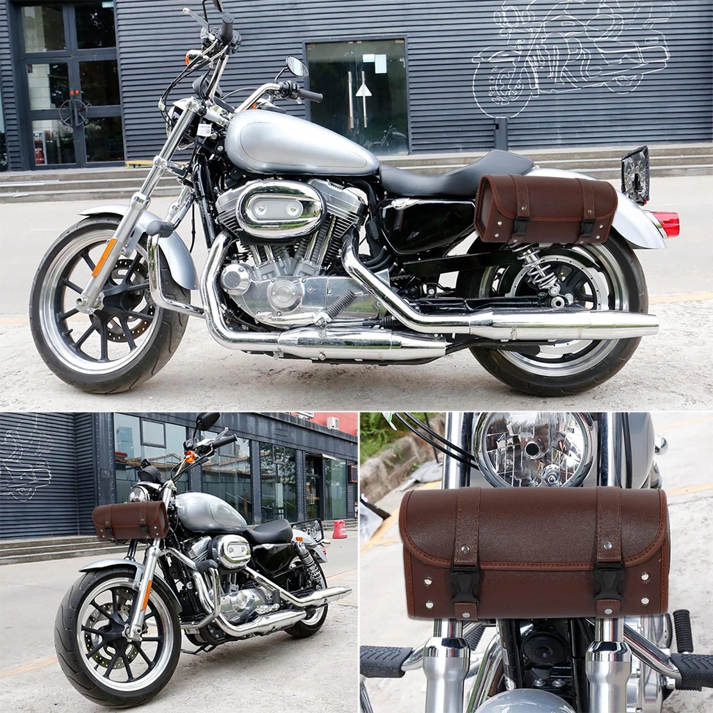 Tool Bag Handlebar Bags for Motorcycle
