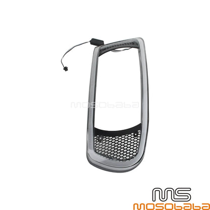 Headlight Fairing Bezel Trim Cover with DRL LED Light for Harley Road Glide (2014-2023)