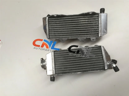 Aluminum Radiator & Red Hose for Yamaha YZ125 (2002-2004)