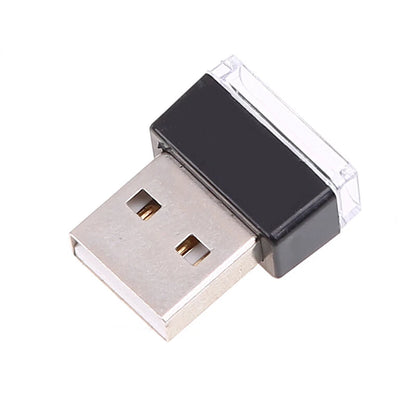 2 x Mini Flexible USB LED Lights for Car Interior Atmosphere - White