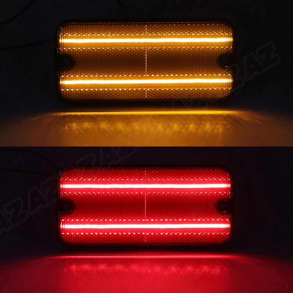 4x LED Side Marker for Chevy/GMC Vans G10/G20/G30 & G1500/G2500/G3500 (1985–1996)