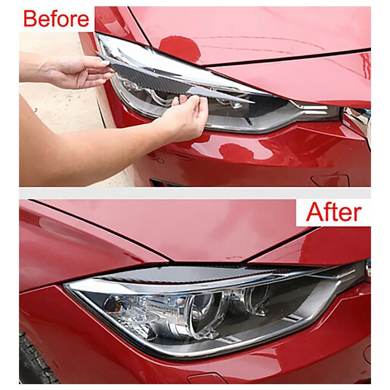 2 x Carbon Fiber Headlight Trims for BMW F32 F33 F36 F80 F82 (2012-2018)