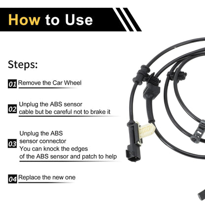 ABS Wheel Speed Sensor for Ford F150 (2015-2017) Rear Right