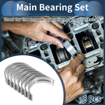 8 x Main Bearing Set for Nissan Altima (2006-2013)
